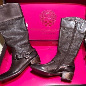 Vince Camuto Dark Brown Heeled Boots